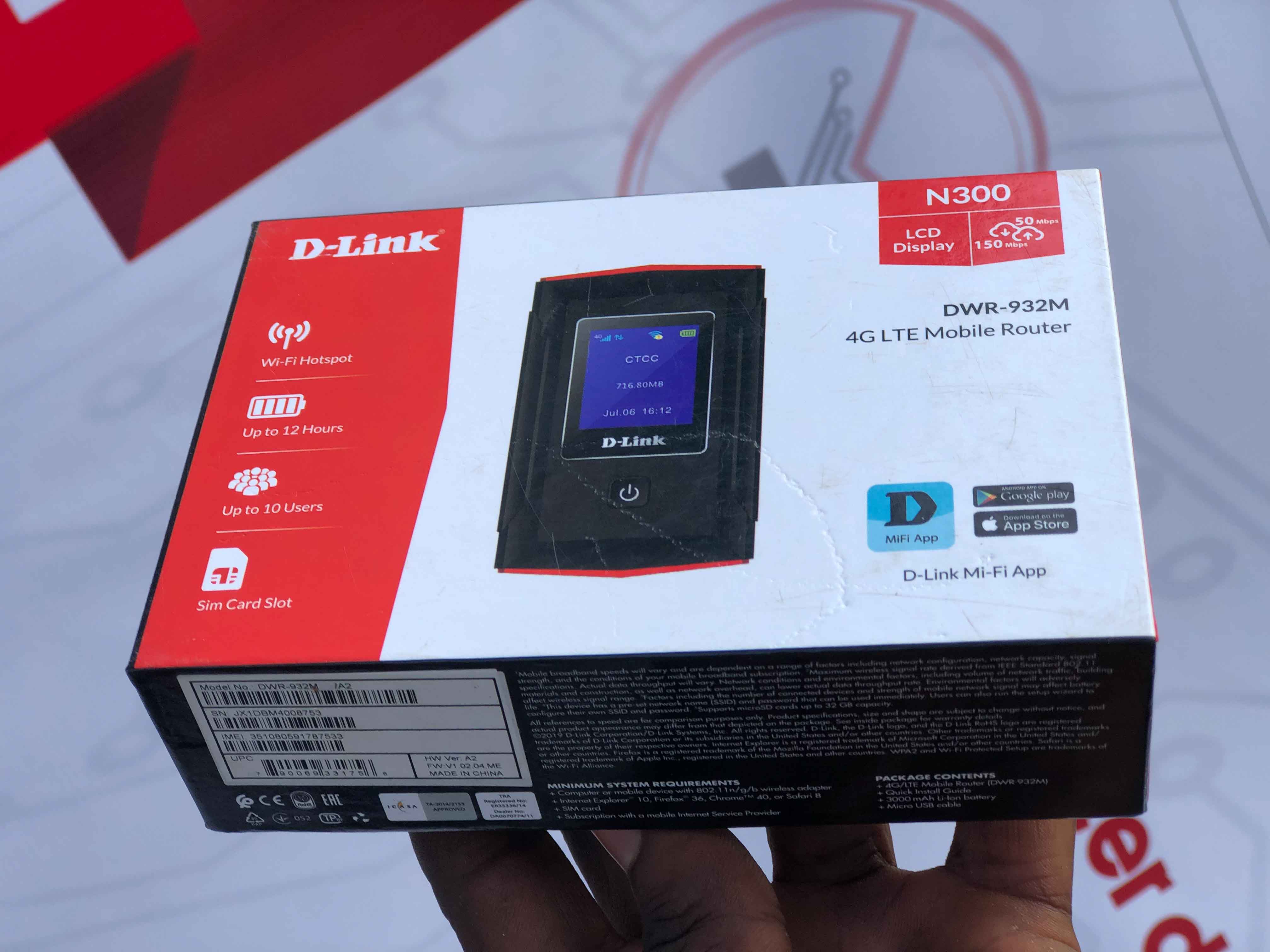 DLINK POCKET WIFI RAUTER